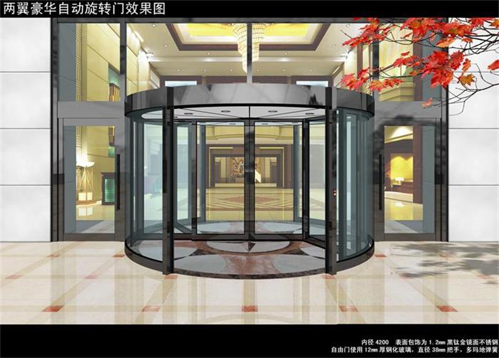 豪华两翼自动旋转门-效果图26