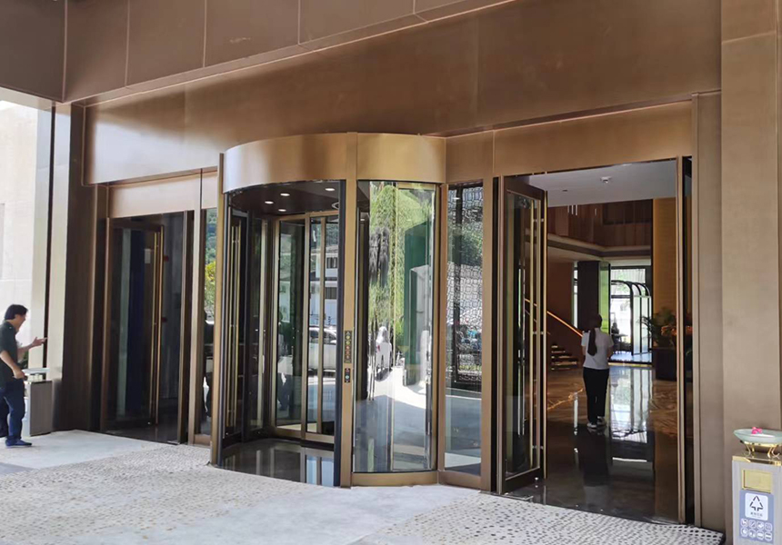 温州瑶溪国际大酒店-两翼自动旋转门